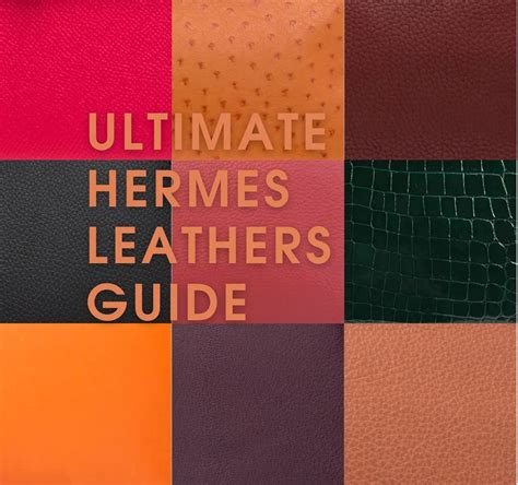 hermes natural leather|types of Hermes leather.